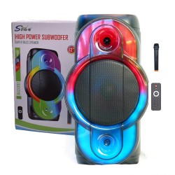 Sing-e Portable Wireless Speaker ZQS12119 with Mic and Remote Control Black Sing-e Portable Wireless Speaker ZQS12119 with Mic and Remote Control Black